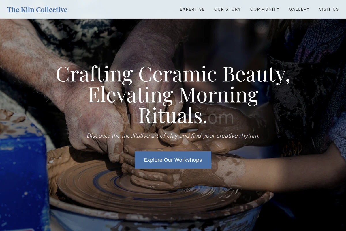 bisque Pottery Ceramic Studio